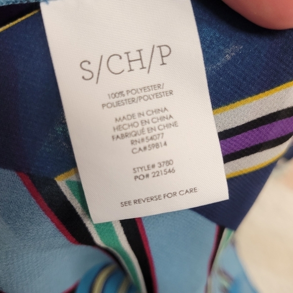 CAbi 3780 Ascot Top Tied Up Blouse Size Small - Picture 7 of 7